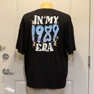 NWOT Taylor Swift 2X In My 1989 Era Cotton Blend Tour Tee